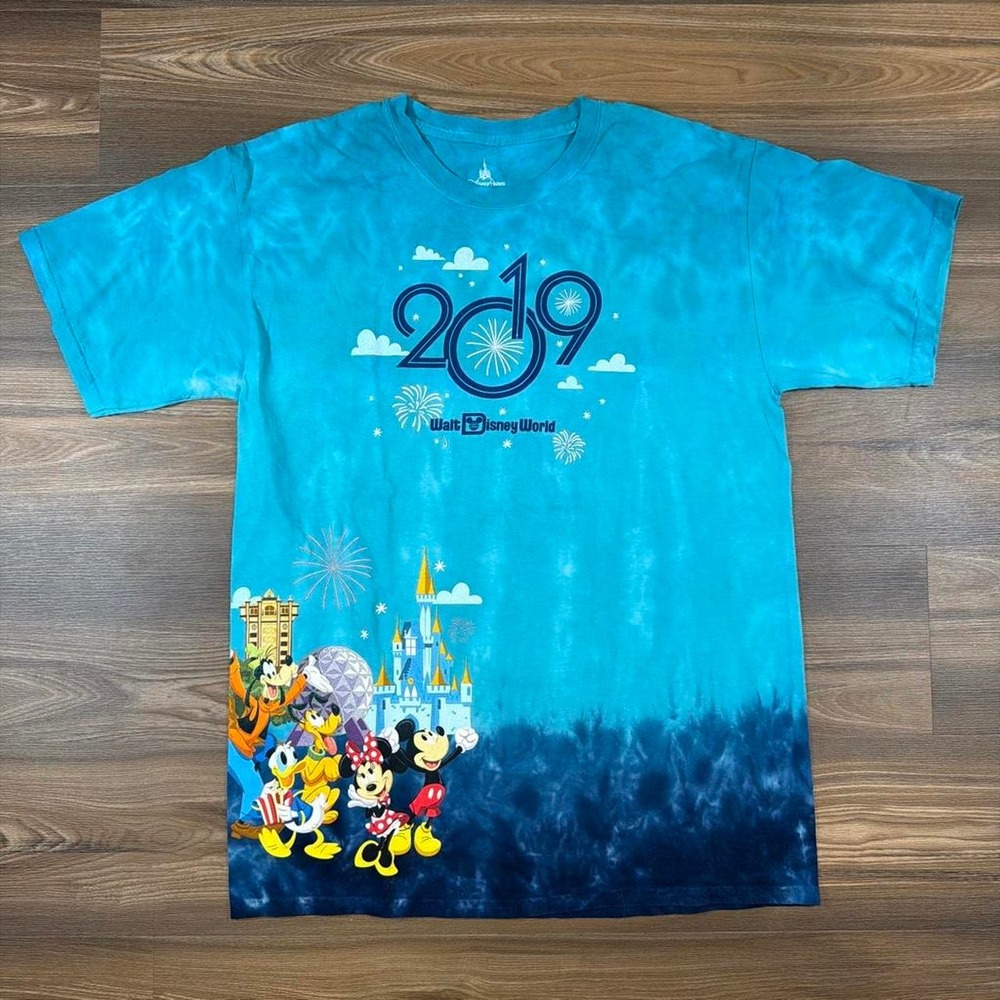 Disney Parks 2019 Mickey And Friends Tie-Dye T Shirt